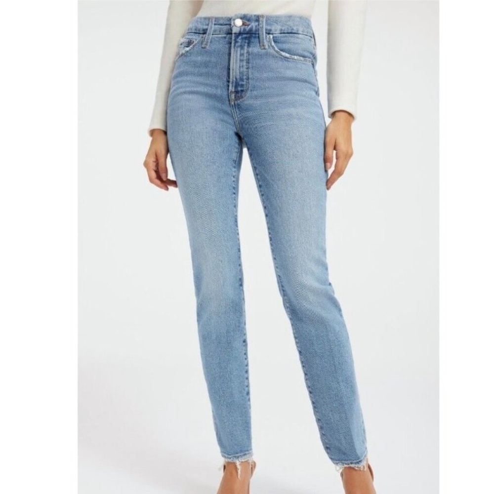 Good American good waist, high rise skinny jeans, super soft